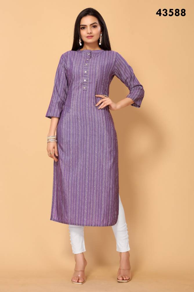 Himanshi By Mahotsav Daily Wear Polly Cotton Kurtis Catalog